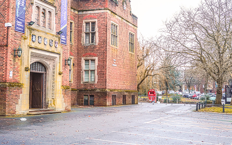 A photo of an empty Debating Hall
