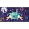 A purple graphic with the Grad Ball logo the date 19 June 2025