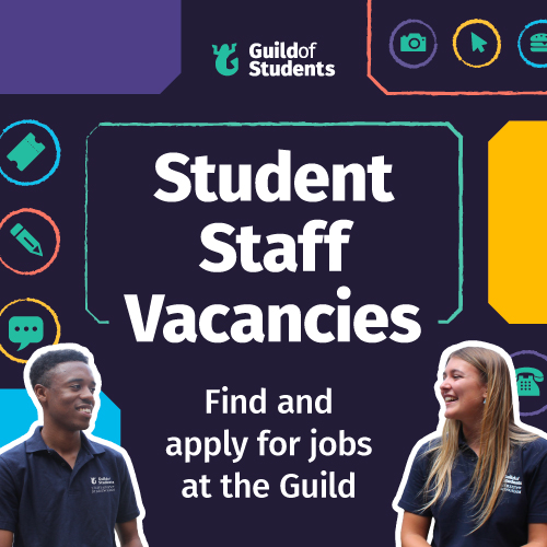 A graphic advertising a guild service