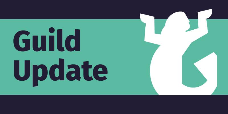 Graphic that says 'Guild Update'